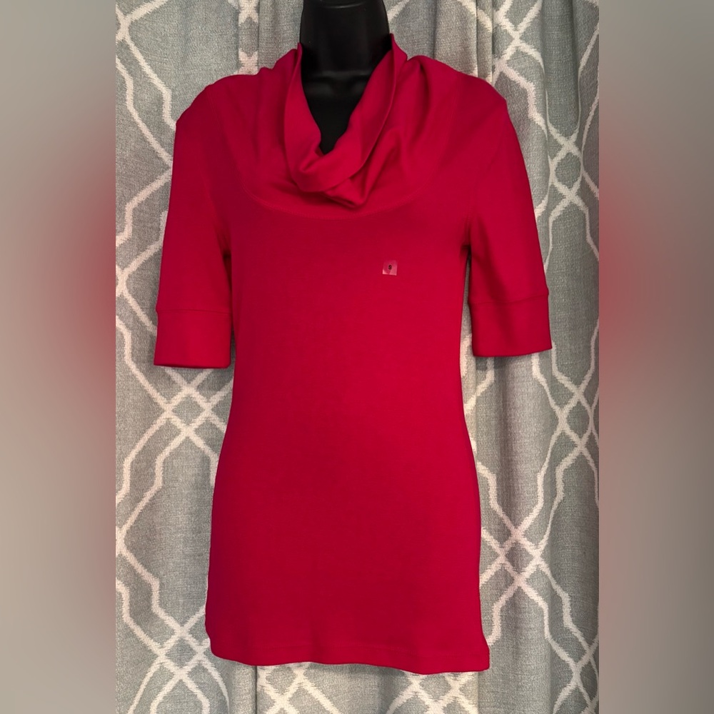 Express Vibrant pink Cowl Neck Tunic , Size SM
